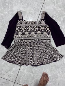Embroidered Party Top