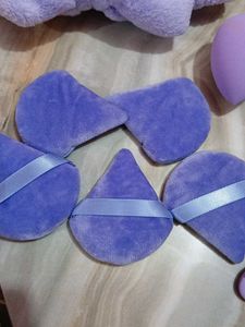 Purple Makeup Applicator Set