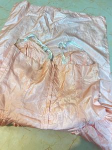 peach vintage dress