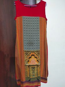 ♥️ Red ♥️ Sleevless Kurti