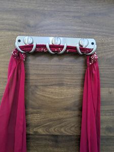 Sequence Work Red Sharara Suit