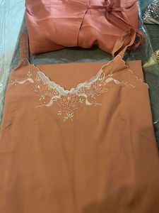 Nighty With Half length Over Coat
