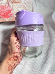 Glass Cup with Lid