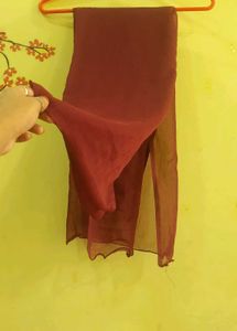 Long And Wide Maroon Dupatta♥️