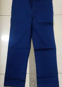 Blue Straight Jeans (custom stitched pure cotton)