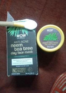 WOW Skin Science Anti-Acne Neem Tea Tree Clay Face
