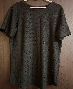 Eyelet Detail Top