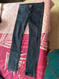 Dark Blue Denim Jeans