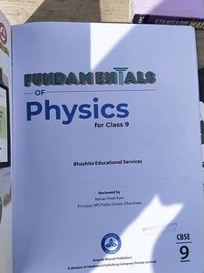 Fundamental Of Physics For Class 9th