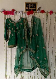 Cancan Heavy Bridal Lehanga For Wedding