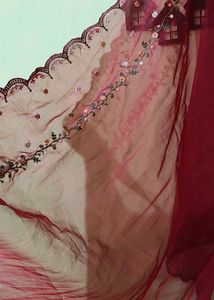 Indo Era Maroon Kurta Set.