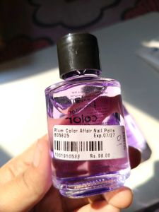 Plum Nail Paint Remover