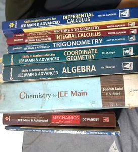 Jee Mains Maths & Chemistry Books 📚