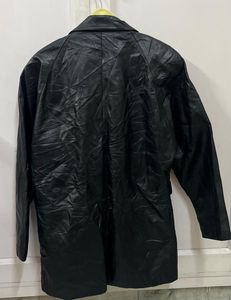 Vintage Leather Trench Coat