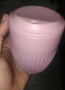 Reusable Cups Made Of Rice Husk With Lid