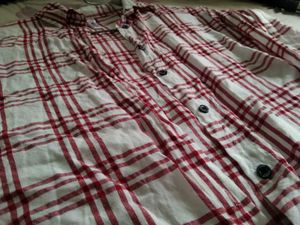 Crop Top And Shirt Co-ords Set