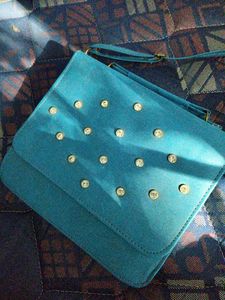 Blue Sling Bag