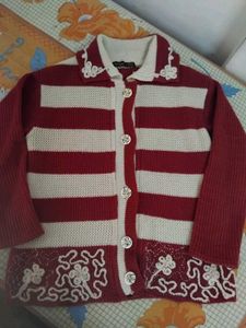 Striped Knit Cardigan