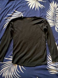 Pinterest Wideneck Sweatshirt (Black Unisex)