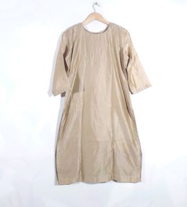 Tan Embroidery Kurta Set (Women's)