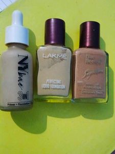 3 At ₹259Makeup Foundation Bundle
