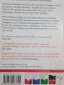 Why It Can Matter More Than IQ BY Daniel Goleman