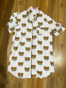 Cute Teddy Nighdress ( Fits Bust Till 32  Upto 38)