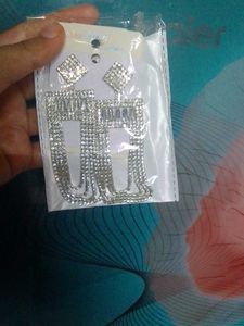Rhinestone Dangle Earrings