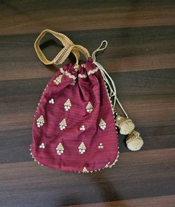 Elegant Purple Pouch