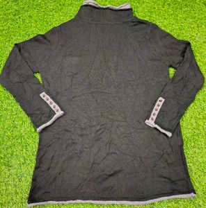 Stylish Black Turtleneck Sweater