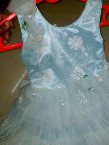 Cute Blue Party Dress