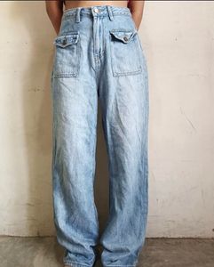 Wide Leg Denim Jeans