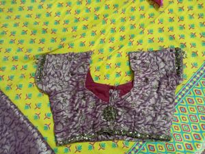 Brasso And Net Partywear Saree