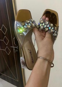 New Elegant Transparent Heels