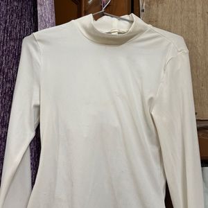 White Long Sleeve Bodysuit