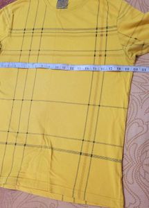 Yellow Plaid T-shirt