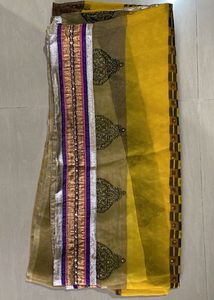 Elegant Yellow Saree