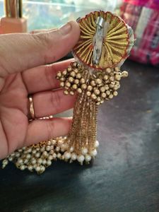 Earings and broach combo