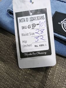 G@101 Size-28 (Sale) Latest Ladies high waist Jean