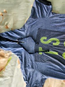 Blue Graphic Hoodie T-Shirt