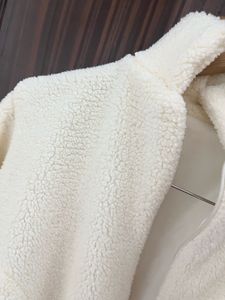 Off White Soft Teddy Furr Jacket