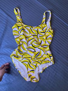 banana print tank top bodysuit