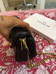 Coach Black Leather Handbag