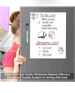 GLUN®  Magnetic White Board Planner 8 Peice