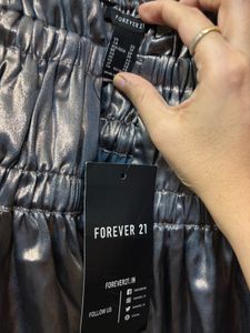 Forever 21 Orion Blue Shiny One Piece