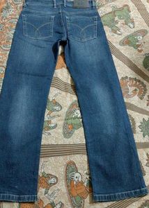 Denim Blue Colour Straight Fit Jeans