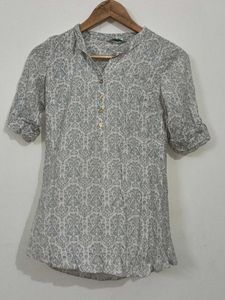 Patterned Tunic Top