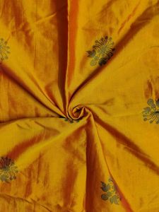 ❗ CLEARANCE ❗Orange Printed Silk Kurta