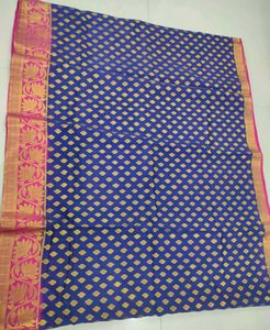 Elegant Blue Banarasi Saree