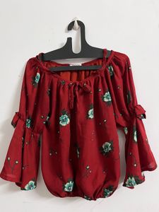 Floral Off-Shoulder Top